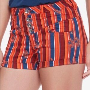 Star Wars Han Solo Pintstripe High Waist Shorts